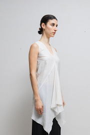 RICK OWENS - SS12 "NASKA" Textured silk tunic