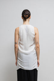 RICK OWENS - SS12 "NASKA" Textured silk tunic