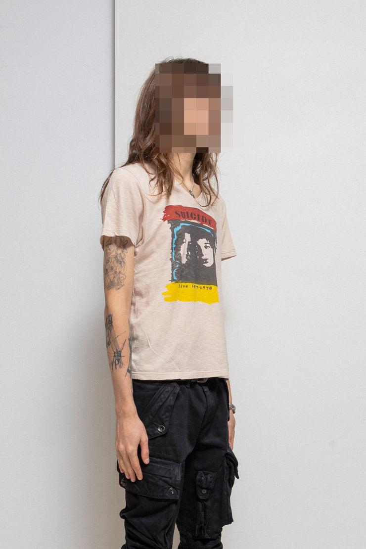 UNDERCOVER - SS12 « Openstrings » Frankie Teardrop Suicide printed tee