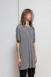 BORIS BIDJAN SABERI 11 - Elongated cotton tee with stitching details