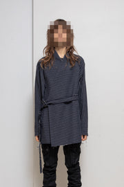 DAMIR DOMA - FW17 Striped wool kimono coat