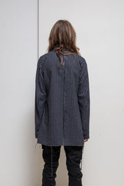 DAMIR DOMA - FW17 Striped wool kimono coat