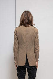SHARE SPIRIT - Military moleskine coat with two button rows