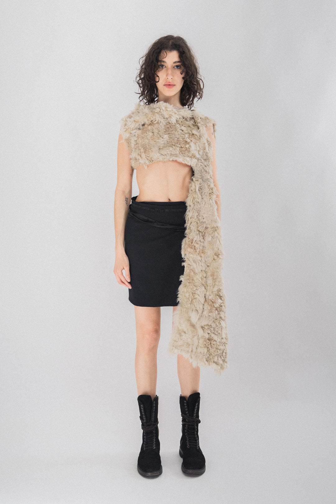 ANN DEMEULEMEESTER 2014SS ストライプジレ XS ANN DEMEULEMEESTER 2014SS ストライプジレ XS