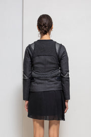 UNDERCOVER - FW09 "Earmuff Maniac" Thermotron insulated wool jacket with pocket thermometer (runway)