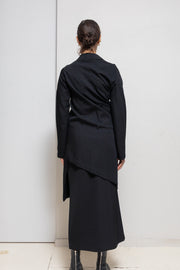 COMME DES GARÇONS - FW02 Double breasted twisted wool coat