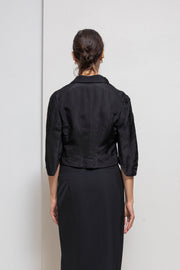 COMME DES GARÇONS - FW05 « Broken Bride » Cropped jacket with embroidered silk details