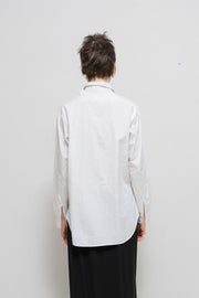 YOHJI YAMAMOTO - Cotton shirt with a buttoned collar (90's)