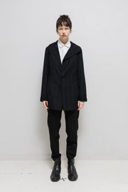 YOHJI YAMAMOTO - FW93 Textured pinstripe wool jacket