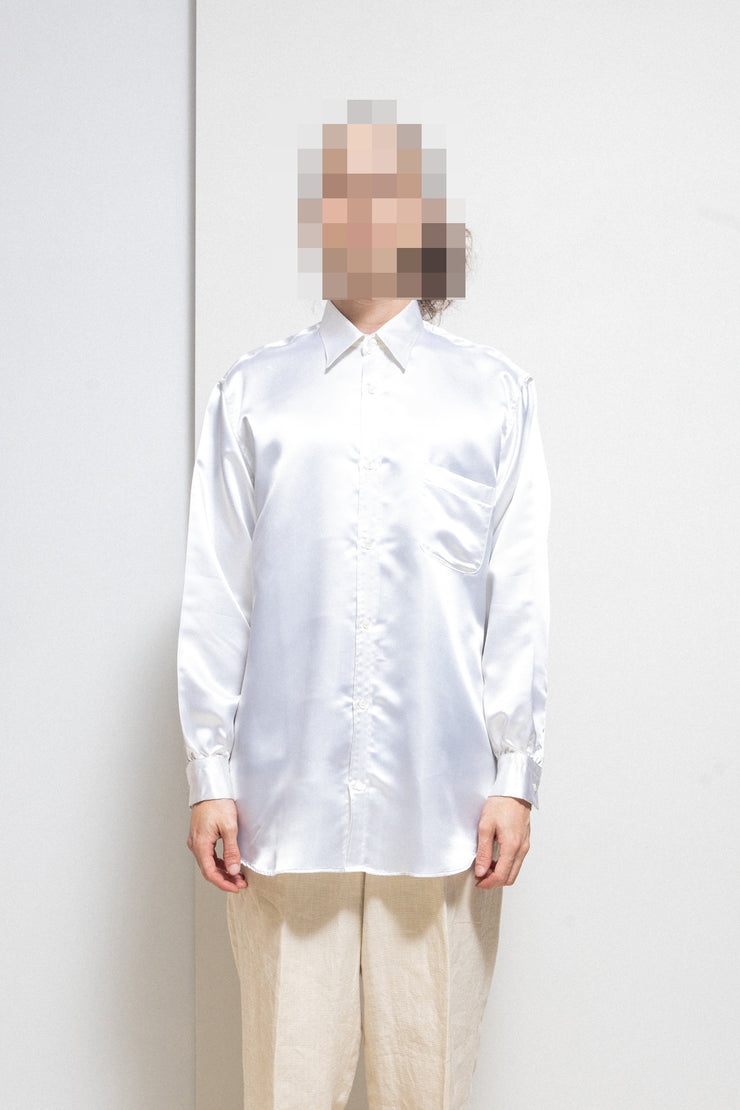 YOHJI YAMAMOTO POUR HOMME - FW94 (Marionette collection) Oversized satin shirt