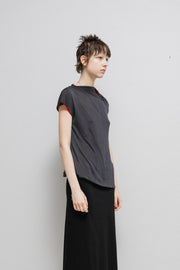 YOHJI YAMAMOTO - SS02 Two tones layered top