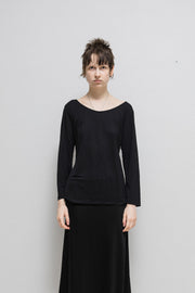 YOHJI YAMAMOTO - SS95 Scoop neck glitter top