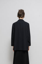 YOHJI YAMAMOTO Y'S - Gabardine wool double breasted jacket