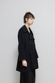 YOHJI YAMAMOTO Y'S - Double breasted wool coat