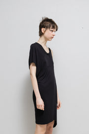 A.F VANDEVORST - Cotton dress with asymmetric sleeves