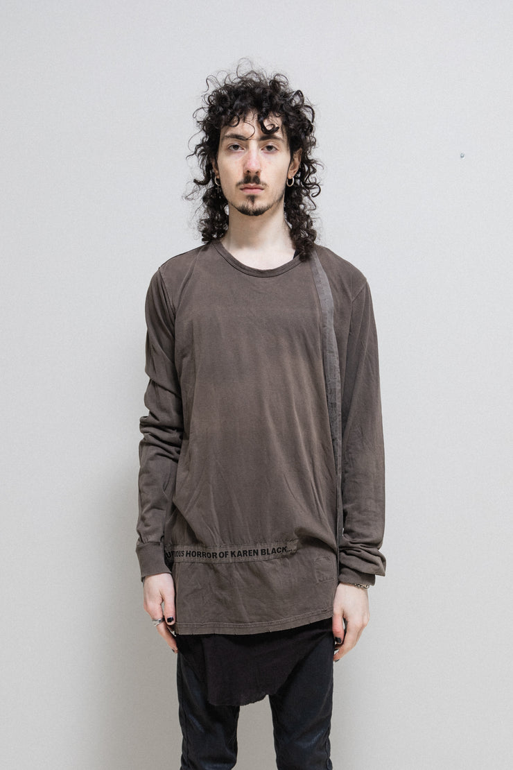 RICK OWENS DRKSHDW - 2008 Karen Black printed longsleeves