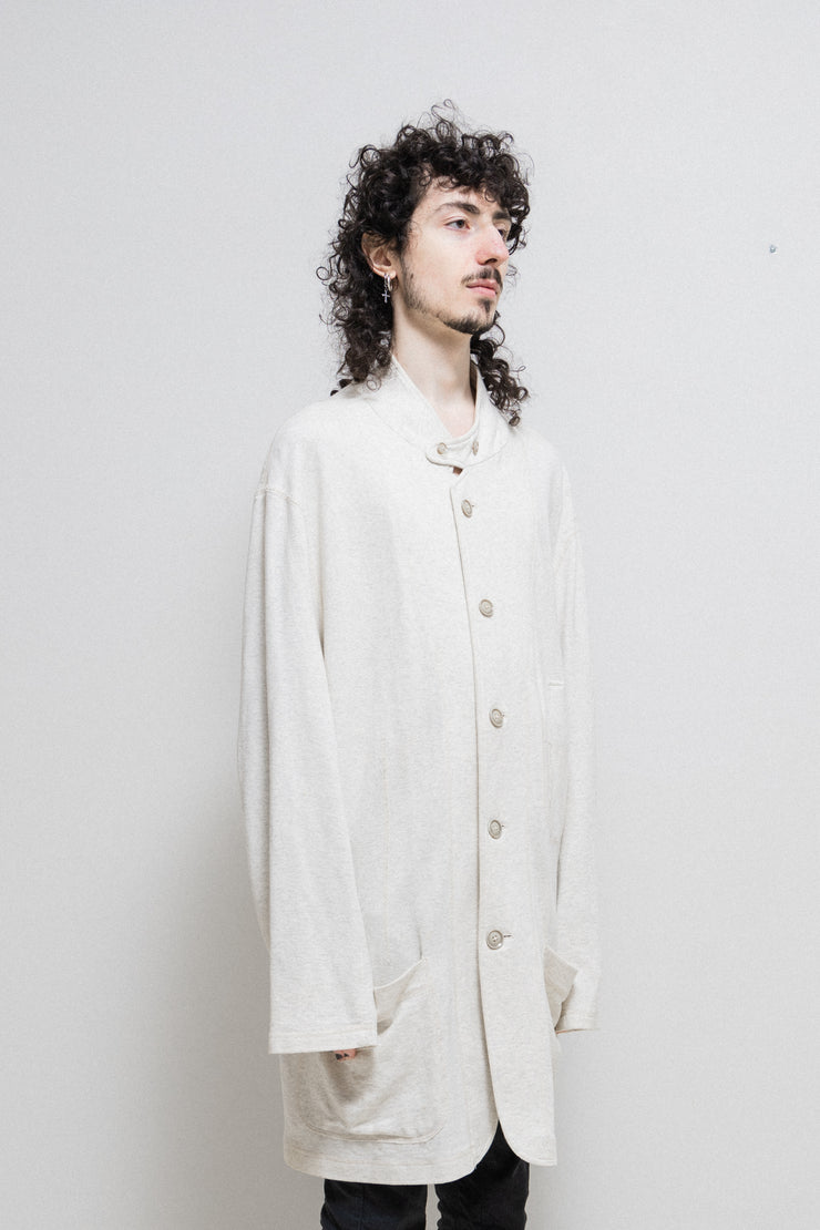 YOHJI YAMAMOTO POUR HOMME - SS11 Cotton jacket with big patch pockets