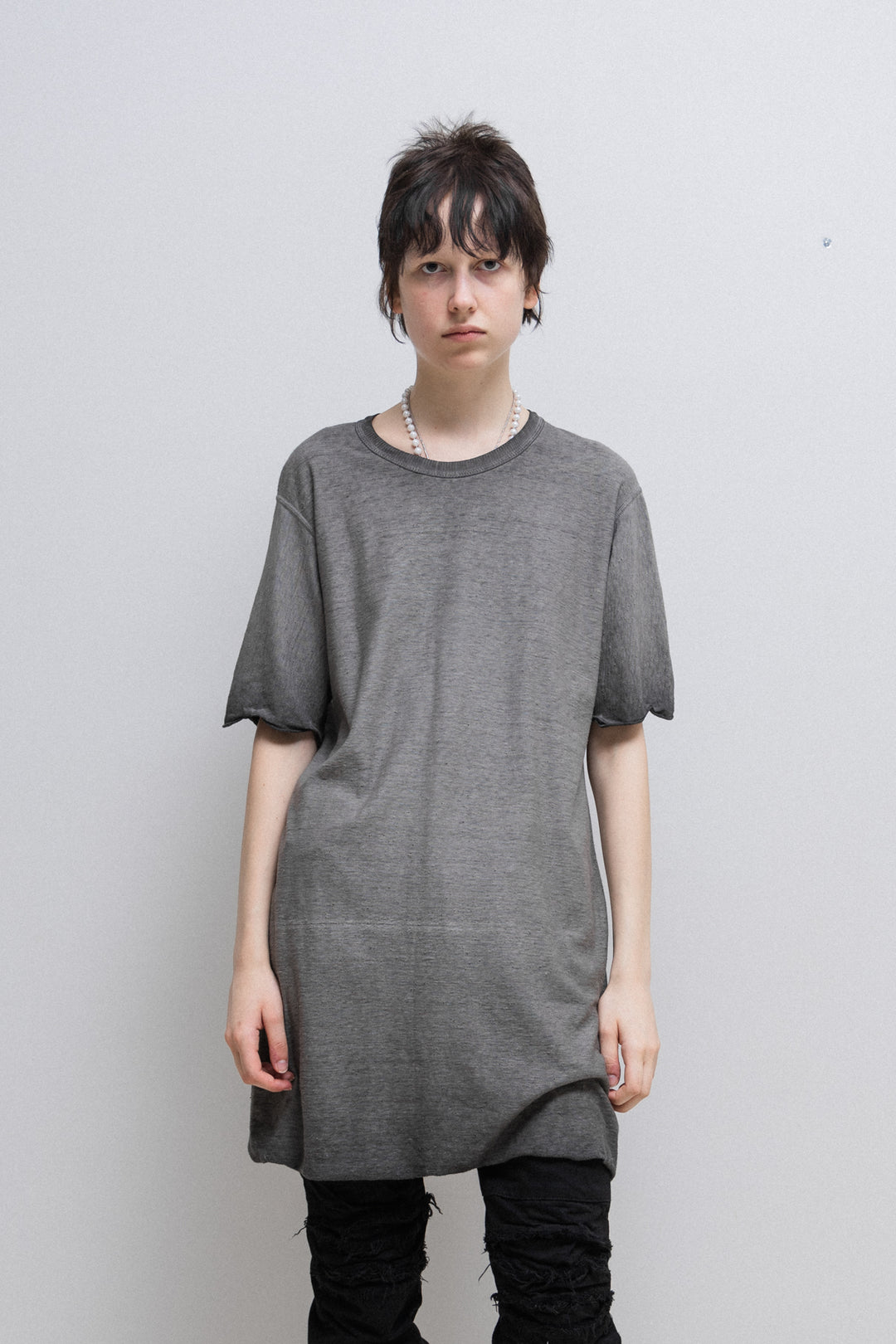 22SS 11 by Boris Bidjan Saberi カットソー ロンT BORIS BIDJAN SABERI - Elongated t-shirt with back darts – L'OBSCUR