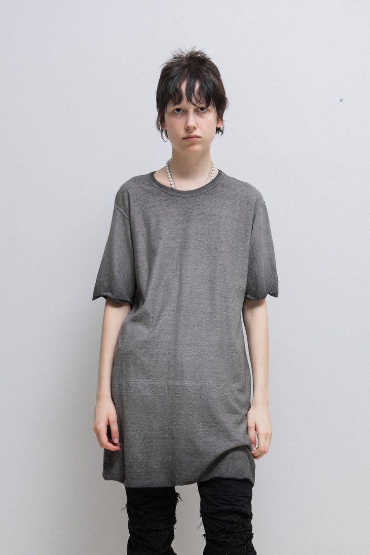 BORIS BIDJAN SABERI - Elongated t-shirt with back darts – L'OBSCUR