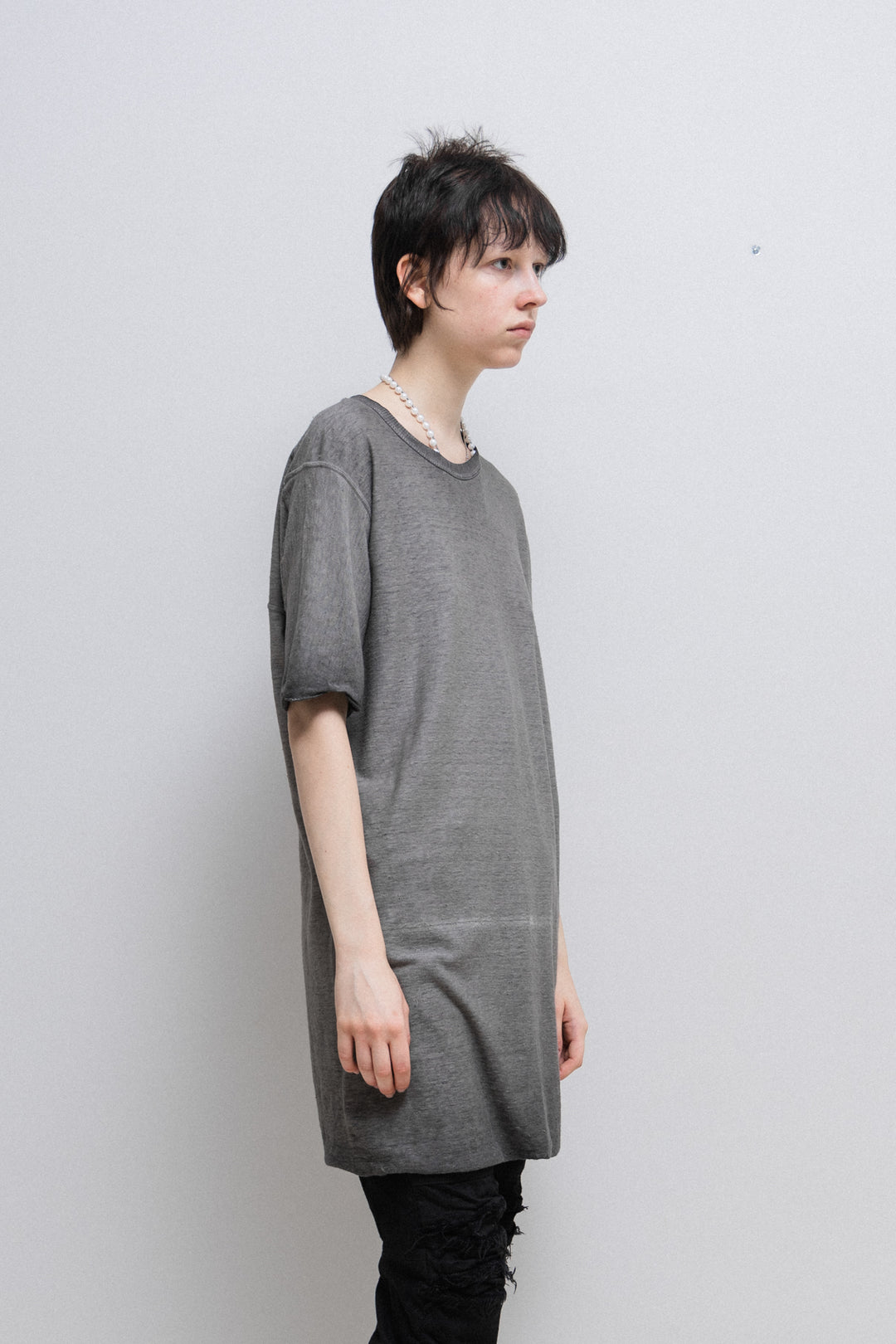 22SS 11 by Boris Bidjan Saberi カットソー ロンT BORIS BIDJAN SABERI - Elongated t-shirt with back darts – L'OBSCUR