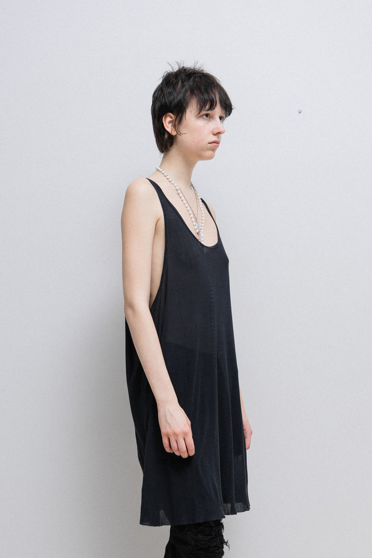 BORIS BIDJAN SABERI - Thin ribbed tank top