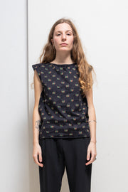 UNDERCOVER - FW02 « Witch’s cell division » Witch patterned top