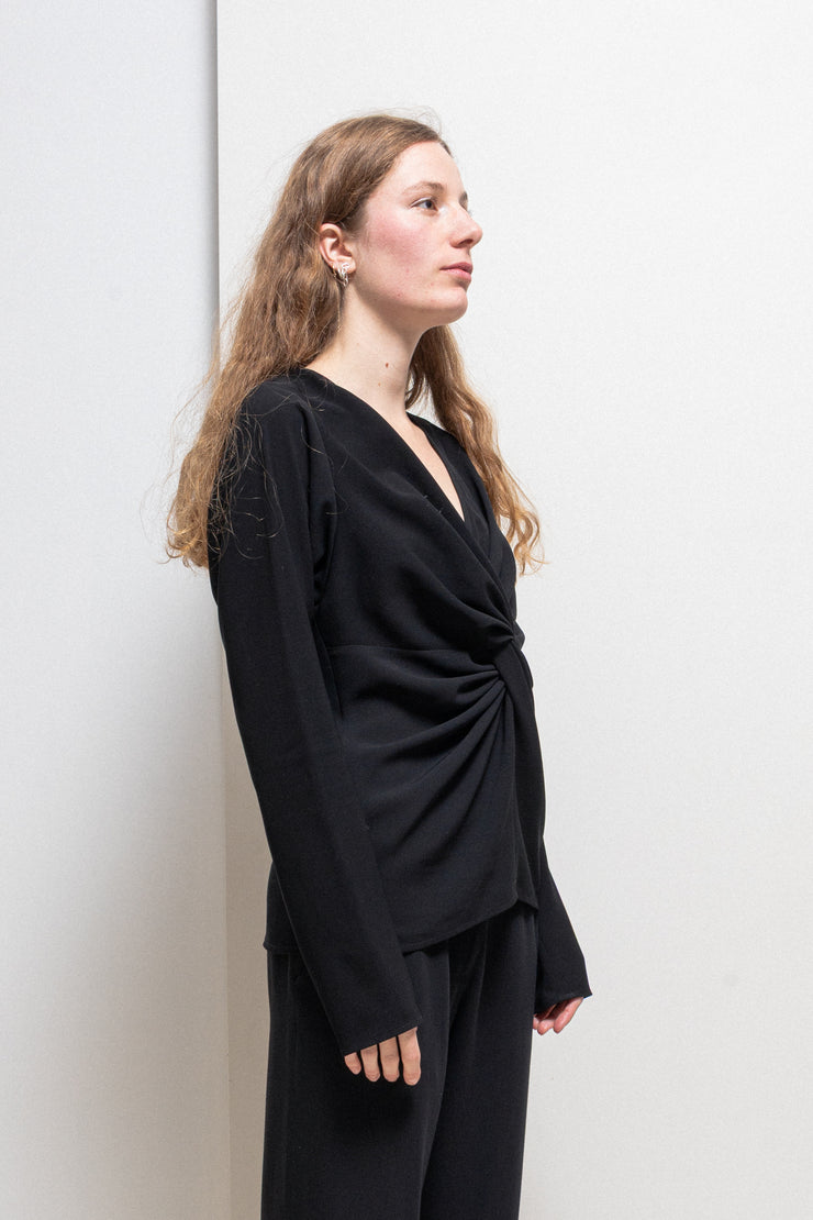 A.F VANDEVORST - Longsleeves top with front knot
