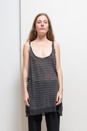ANN DEMEULEMEESTER - SS05 Loose striped knit top