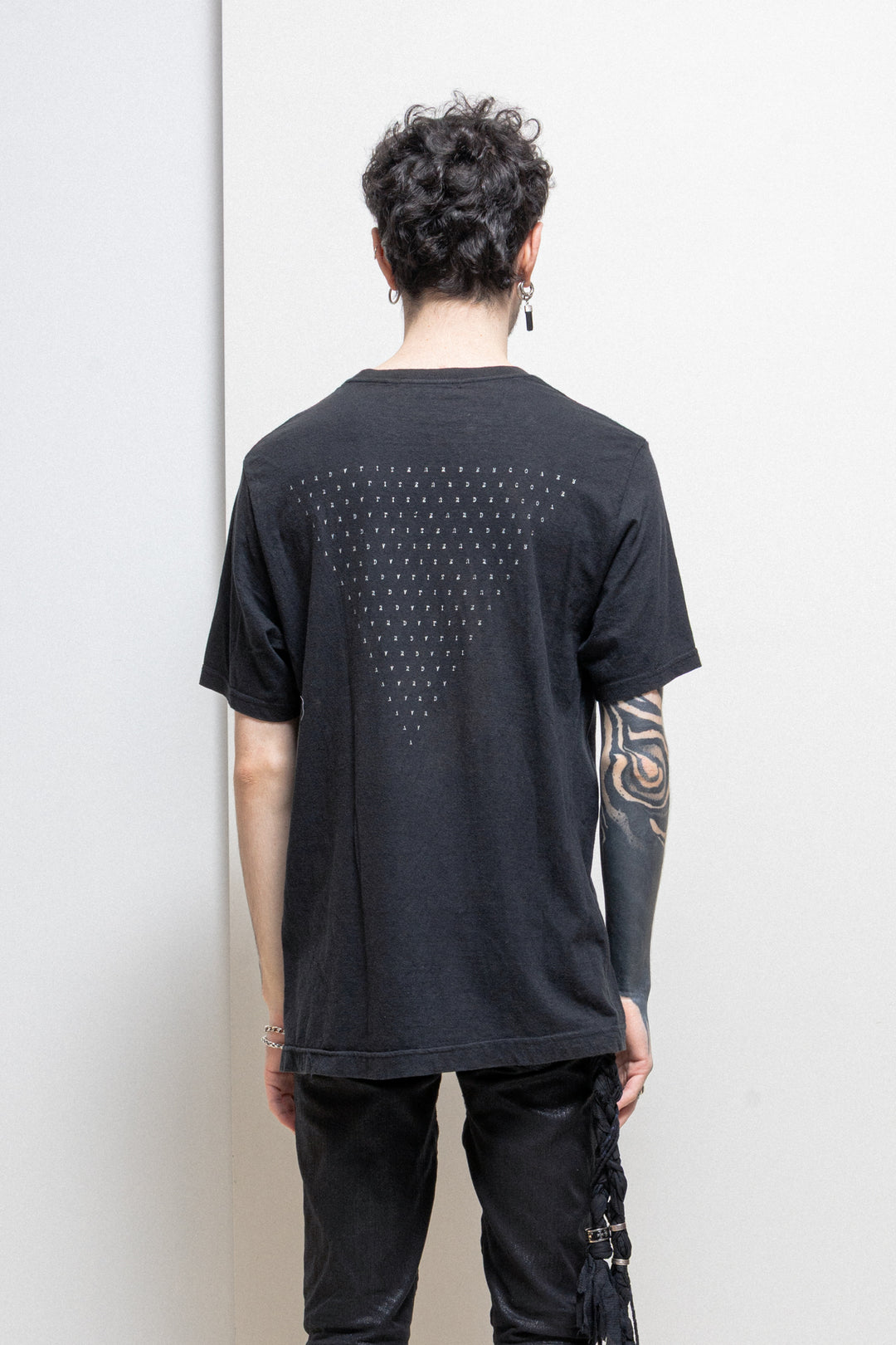 Vandalize 裏原 シャツフーディー パッチワーク undercover UNDERCOVER x VANDALIZE - FW06 Dracula tee with beaded chains – L