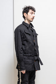 VIVIENNE WESTWOOD MAN - 2010’s Button up padded military jacket with belt
