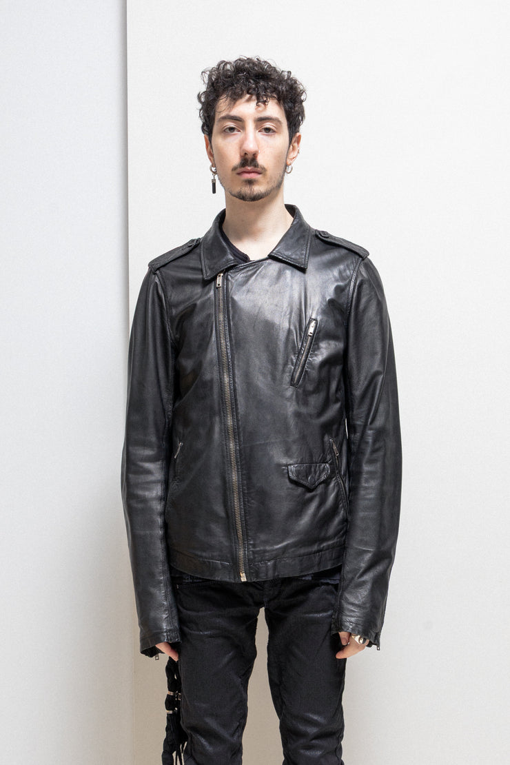 RICK OWENS - SS07 « DRAKE » Lamb leather Stooges jacket