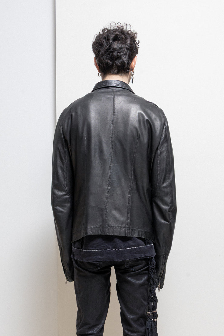 RICK OWENS - SS07 « DRAKE » Lamb leather Stooges jacket