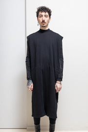 RICK OWENS DRKSHDW - FW14 Aircut fleece cotton jumpsuit
