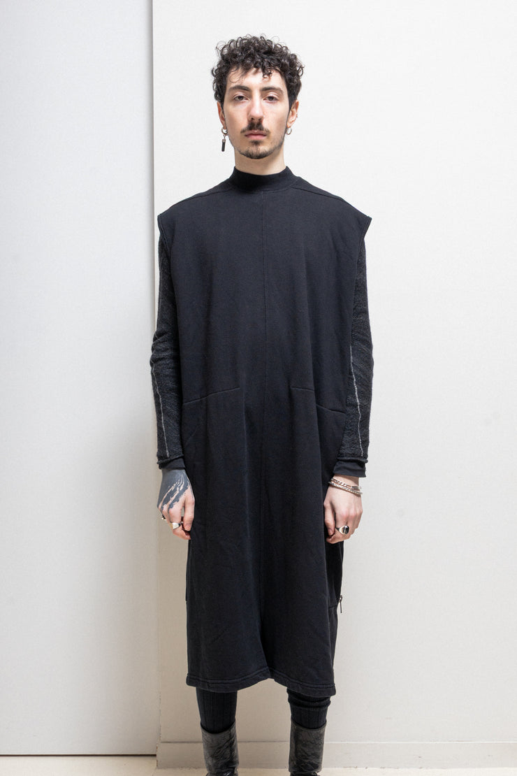 RICK OWENS DRKSHDW - FW14 Aircut fleece cotton jumpsuit