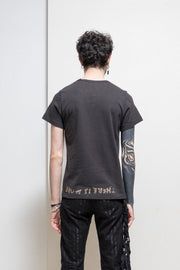 MARTIN MARGIELA - FW04 Golden letters aids campain t shirt