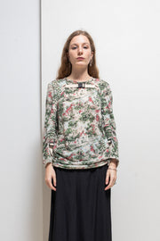 JUNYA WATANABE - SS03 Linen parachute top with painting pattern