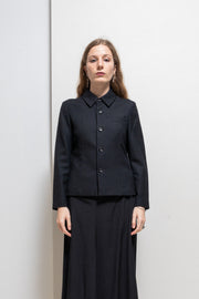COMME DES GARÇONS TRICOT - FW00 Button up wool jacket with side zippers