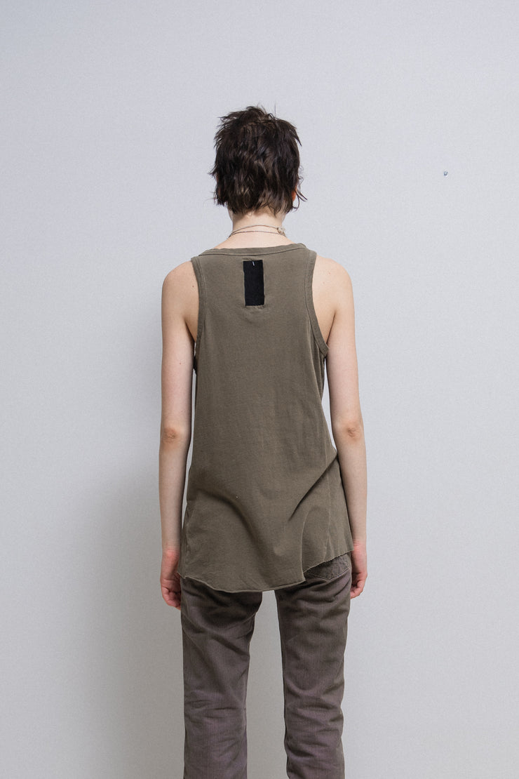 RICK OWENS SLAB - Swamp tank top