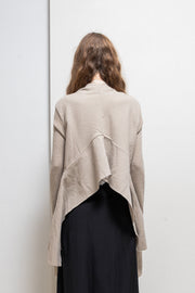 RICK OWENS - SS06 « TUNGSTEN » Wool cardigan with circle cutouts