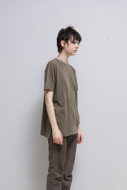 RICK OWENS SLAB - Swamp cotton tee