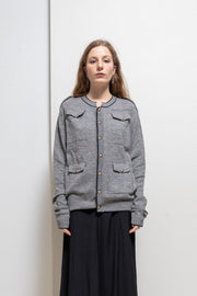 A.F VANDEVORST - FW04 Wool blend officer cardigan