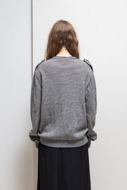 A.F VANDEVORST - FW04 Wool blend officer cardigan