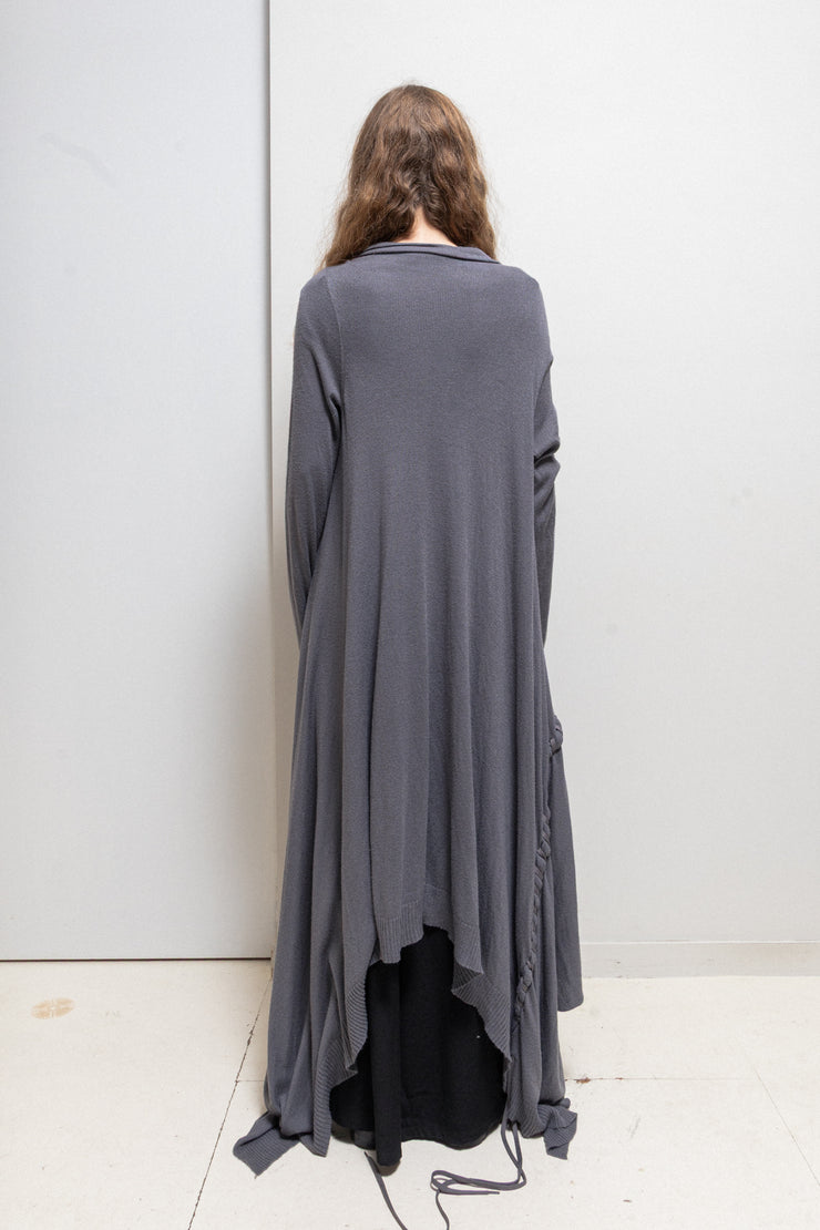 A.F VANDEVORST - FW06 Extra long cardigan with side lacing
