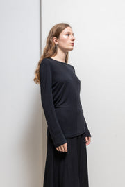 ANN DEMEULEMEESTER - SS02 Longsleeves top with chest darts