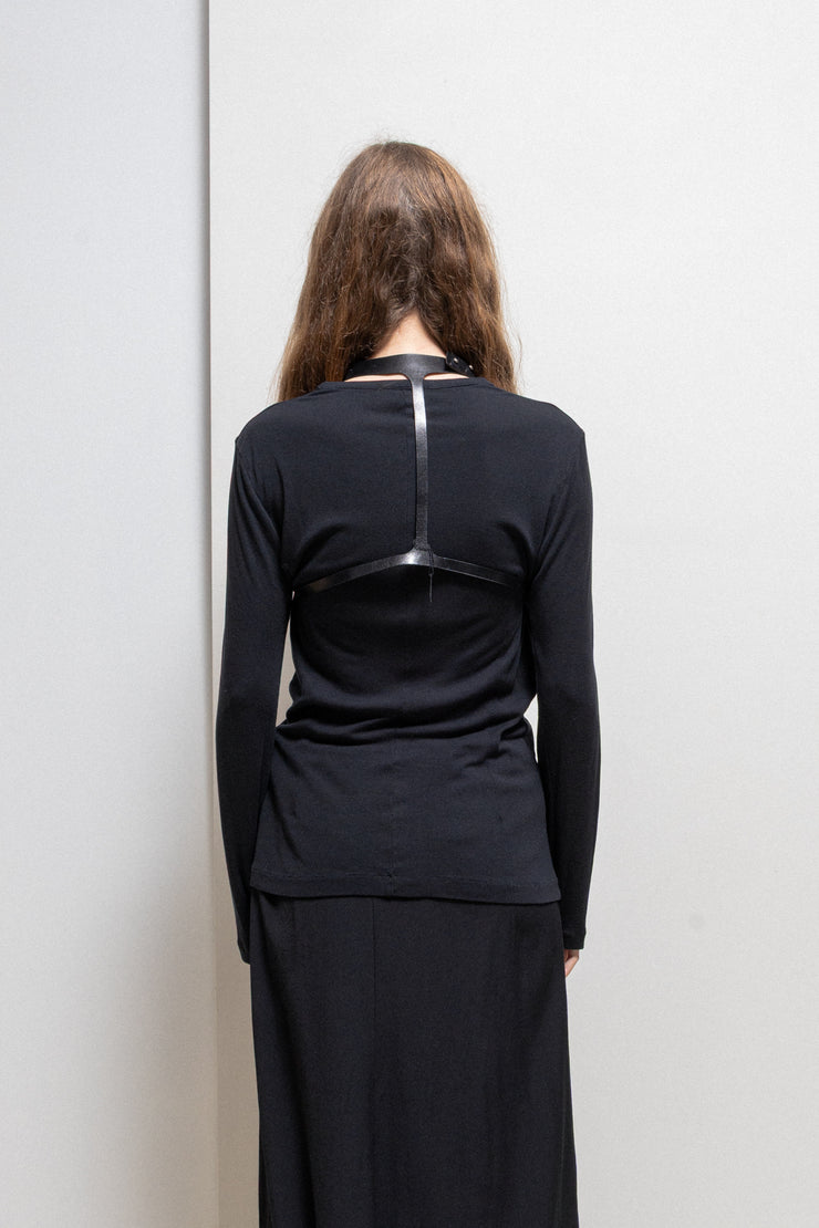 ANN DEMEULEMEESTER - SS16 Leather harness (runway)