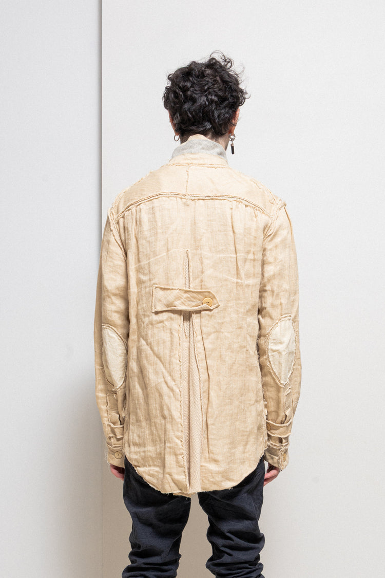 TAKAHIRO MIYASHITA THE SOLOIST - Cream cotton gauze patchwork