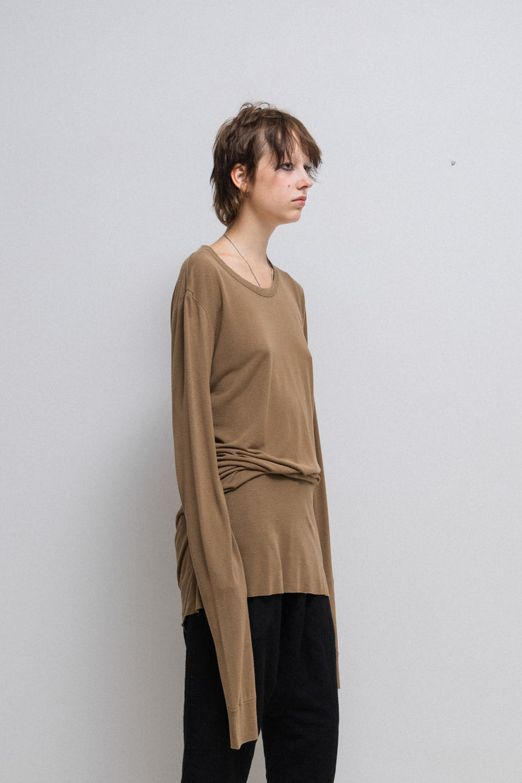 RICK OWENS - FW15 « SPHINX » Mustard long sleeves