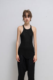 RICK OWENS - Ribbed dickflap tank top