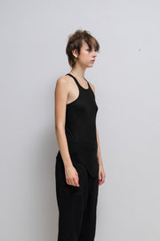 RICK OWENS - Ribbed dickflap tank top