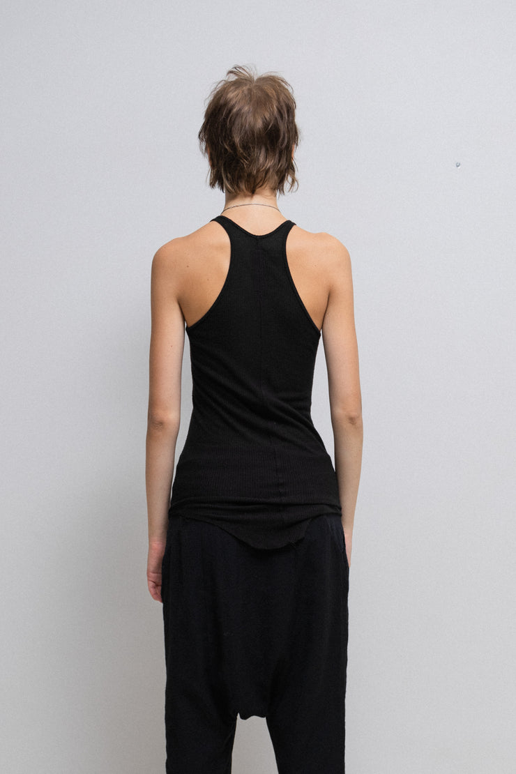 RICK OWENS - Ribbed dickflap tank top